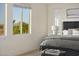 Comfortable main bedroom with a serene outdoor view, enhanced by soft natural lighting at 2854 E Virginia St, Mesa, AZ 85213