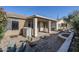 Spacious backyard featuring a covered patio, designed for relaxation and outdoor enjoyment at 3649 E Hazeltine Way, Chandler, AZ 85249