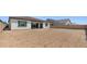 Picture of the backyard with block fence, providing privacy to the home at 37727 W Padilla St, Maricopa, AZ 85138