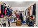 Organized walk-in closet with clothing racks, shelves, and storage baskets at 4976 E Thunderbird Dr, Chandler, AZ 85249