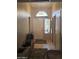 Inviting entryway featuring tiled floors, a decorative chandelier, and neutral paint colors at 6036 W Mescal St, Glendale, AZ 85304