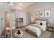 Inviting bedroom with a loft, a cozy bed, and playful decor, creating a comfortable and whimsical space at 1062 N Robin Ln, Mesa, AZ 85213