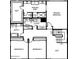 Detailed second floor plan showcasing primary bedroom, bath, loft, laundry room and additional bedrooms at 21134 W Minnezona Ave, Buckeye, AZ 85396