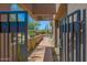 Gated courtyard entrance, desert landscaping and pavers at 35180 N Boulder Pass, Scottsdale, AZ 85266