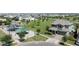 Aerial view of home near neighborhood park, showcasing green spaces and community at 3818 E Appaloosa Rd, Gilbert, AZ 85296