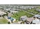 A community aerial view highlighting homes near park areas and community playgrounds at 3818 E Appaloosa Rd, Gilbert, AZ 85296
