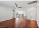 Open loft space featuring hardwood floors and a view of the upstairs bathroom at 4109 E Sierra Madre Ave, Gilbert, AZ 85296