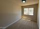 Cozy bedroom featuring carpet, a window, and modern lighting at 4228 N 81St St, Scottsdale, AZ 85251