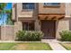 Inviting home featuring manicured landscaping and a charming covered front entrance at 4228 N 81St St, Scottsdale, AZ 85251