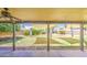 This backyard has a covered patio perfect for outdoor relaxing or entertaining with lovely shade canopies at 5424 E Florian Ave, Mesa, AZ 85206