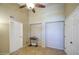 Bright living room featuring vaulted ceiling, neutral walls, and tile flooring at 5424 E Florian Ave, Mesa, AZ 85206