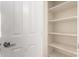 A large, white storage area with adjustable shelves at 7365 W Magdalena Ln, Laveen, AZ 85339