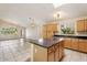 Spacious open kitchen featuring a kitchen island and ample counter space at 10226 E Pine Valley Rd, Scottsdale, AZ 85255