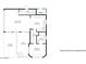 Detailed floor plan showcasing layout of living room, kitchen, bedrooms, bathrooms, and outdoor areas at 111 S Greenfield Rd # 467, Mesa, AZ 85206