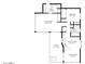 Detailed floor plan showcasing the layout of the home with dimensions for each room at 111 S Greenfield Rd # 531, Mesa, AZ 85206