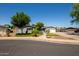 Single-story home with mature trees, landscaping, and a well-kept front yard at 1311 W Ellis St, Mesa, AZ 85201