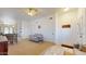 A cozy living room leading into a dining area and kitchen at 16537 N Oachs Dr, Surprise, AZ 85374