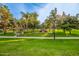 Community park with playground and picnic area surrounded by mature trees and green lawns, perfect for outdoor enjoyment at 1825 W Ray Rd # 1070, Chandler, AZ 85224