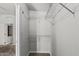 Walk-in closet offering ample storage space with wire shelving at 2233 E Behrend Dr # 162, Phoenix, AZ 85024