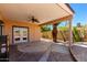 Open back patio with ceiling fan, recessed lighting, and concrete flooring at 3608 W Morelos St, Chandler, AZ 85226