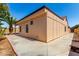 A single-story home with a painted exterior, trimmed windows, and concrete hardscape at 3608 W Morelos St, Chandler, AZ 85226