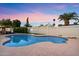Beautiful pool area with well-maintained landscaping and an inviting pool, perfect for recreation and relaxation at 4613 S Rita Ln, Tempe, AZ 85282