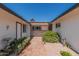 Welcoming walkway featuring desert landscaping and a charming walkway to the main house at 554 N Sunset Dr, Chandler, AZ 85225