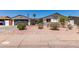 Charming single-story home featuring a low-maintenance yard and decorative accents over the brickwork at 554 N Sunset Dr, Chandler, AZ 85225