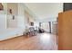Spacious living room with vaulted ceiling, hardwood floors, and dual recliners at 730 W Curry St, Chandler, AZ 85225