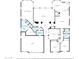 Detailed floor plan showcasing the layout of the home at 758 S Lagoon Dr, Gilbert, AZ 85233