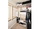 This walk-in closet is a spacious storage solution with shelves and hanging racks for any wardrobe at 7601 E Indian Bend Rd # 1040, Scottsdale, AZ 85250