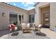 Charming outdoor patio with comfortable seating, perfect for relaxing or entertaining guests at 8396 E Granite Pass Rd, Scottsdale, AZ 85266