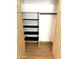 Empty closet with shelves and hanging space at 9109 W Watson Ln, Peoria, AZ 85381