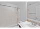 Bathroom with shower-tub combo and single sink vanity at 12546 N 142Nd Ln, Surprise, AZ 85379