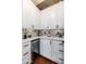 Walk-in pantry offers ample storage space, white cabinets, and a wine refrigerator at 15240 N Clubgate Dr # 160, Scottsdale, AZ 85254