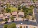 Aerial view of houses, streets, and neighborhood at 17433 W Holland Ln, Surprise, AZ 85388
