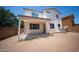 Backyard featuring a covered patio at 17433 W Holland Ln, Surprise, AZ 85388