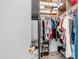 Spacious walk-in closet with ample hanging space and shelving at 2400 E Baseline Ave # 197, Apache Junction, AZ 85119