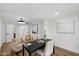 Home office featuring hardwood floors, neutral paint and modern furnishings at 3707 E Amelia Ave, Phoenix, AZ 85018