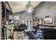 Inviting living room with vaulted ceilings, fireplace, and cozy furniture at 4545 N 67Th Ave # 1101, Phoenix, AZ 85033