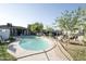 The beautiful backyard features a pool, surrounded by lush grass and landscaping, creating a relaxing oasis at 6101 N 31St Dr, Phoenix, AZ 85017