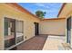 Private courtyard featuring a tiled patio, offering a secluded outdoor retreat at 6147 E Lewis Ave, Scottsdale, AZ 85257