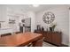 The dining area features a modern table setting with stylish accents and natural light at 6480 N 82Nd St # 1136, Scottsdale, AZ 85250