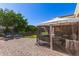 Backyard with a brick patio, outdoor furniture, and a gazebo at 6620 S 16Th Dr, Phoenix, AZ 85041