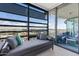 Cozy seating area with city views, perfect for relaxing and enjoying the beautiful surroundings, enhancing the room's appeal at 7180 E Kierland Blvd # 811, Scottsdale, AZ 85254