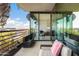 Relaxing balcony with comfortable seating, showcasing stunning city views and providing a perfect outdoor retreat at 7180 E Kierland Blvd # 811, Scottsdale, AZ 85254