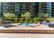 Inviting hot tub with lounge chairs in a landscaped outdoor area at 7180 E Kierland Blvd # 811, Scottsdale, AZ 85254