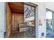 Relaxing sauna room with natural wood and glass door at 7180 E Kierland Blvd # 811, Scottsdale, AZ 85254