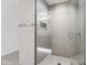 Modern glass enclosed shower with gorgeous tile surround at 7180 E Kierland Blvd # 811, Scottsdale, AZ 85254