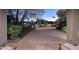 Lovely outdoor patio area features a landscaped backyard, perfect for relaxing and entertaining at 7596 N Via De La Siesta --, Scottsdale, AZ 85258